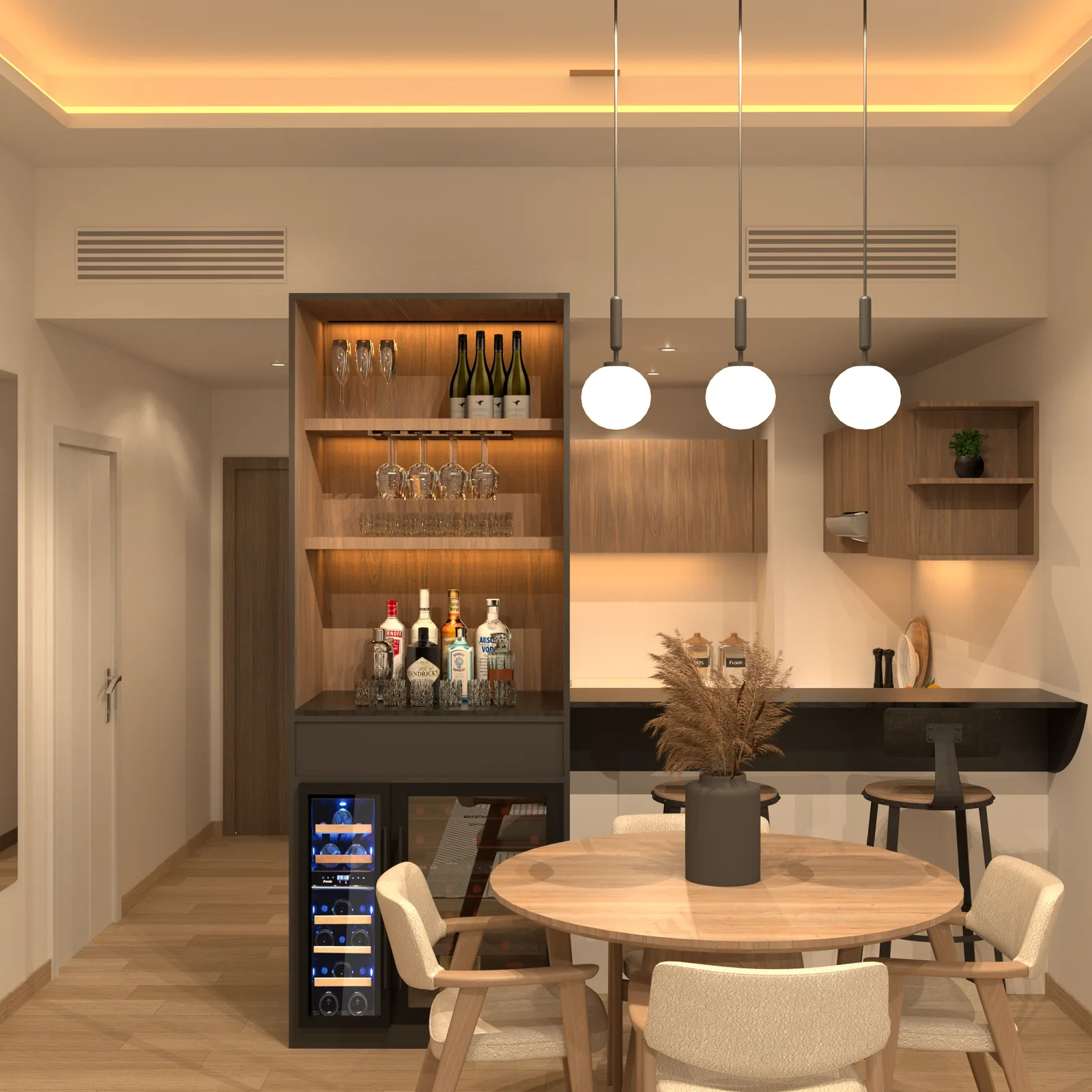 Projet SOL — intérieur par Studio PASE — interior design studio in Dubai
