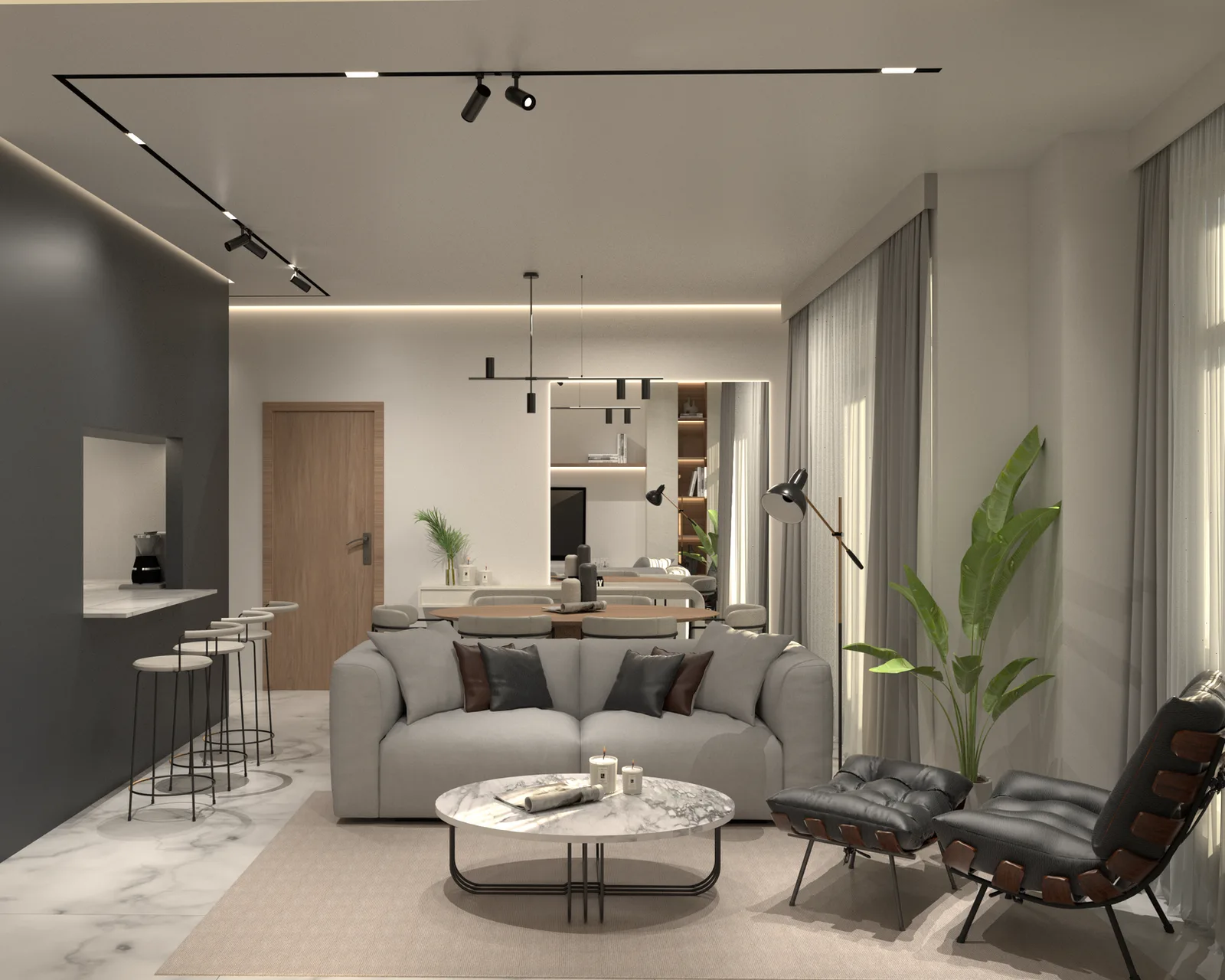 Airbnb Interior Design in Dubai Hills Estate — interior design by Studio PASE