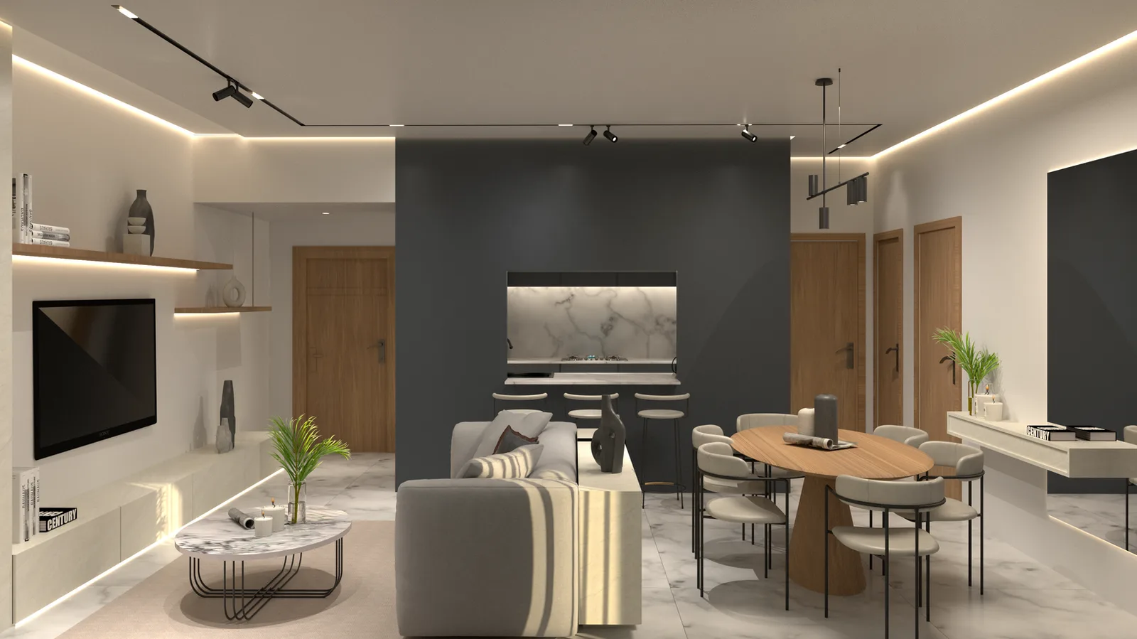 Projet BURJ — intérieur par Studio PASE — interior design studio in Dubai