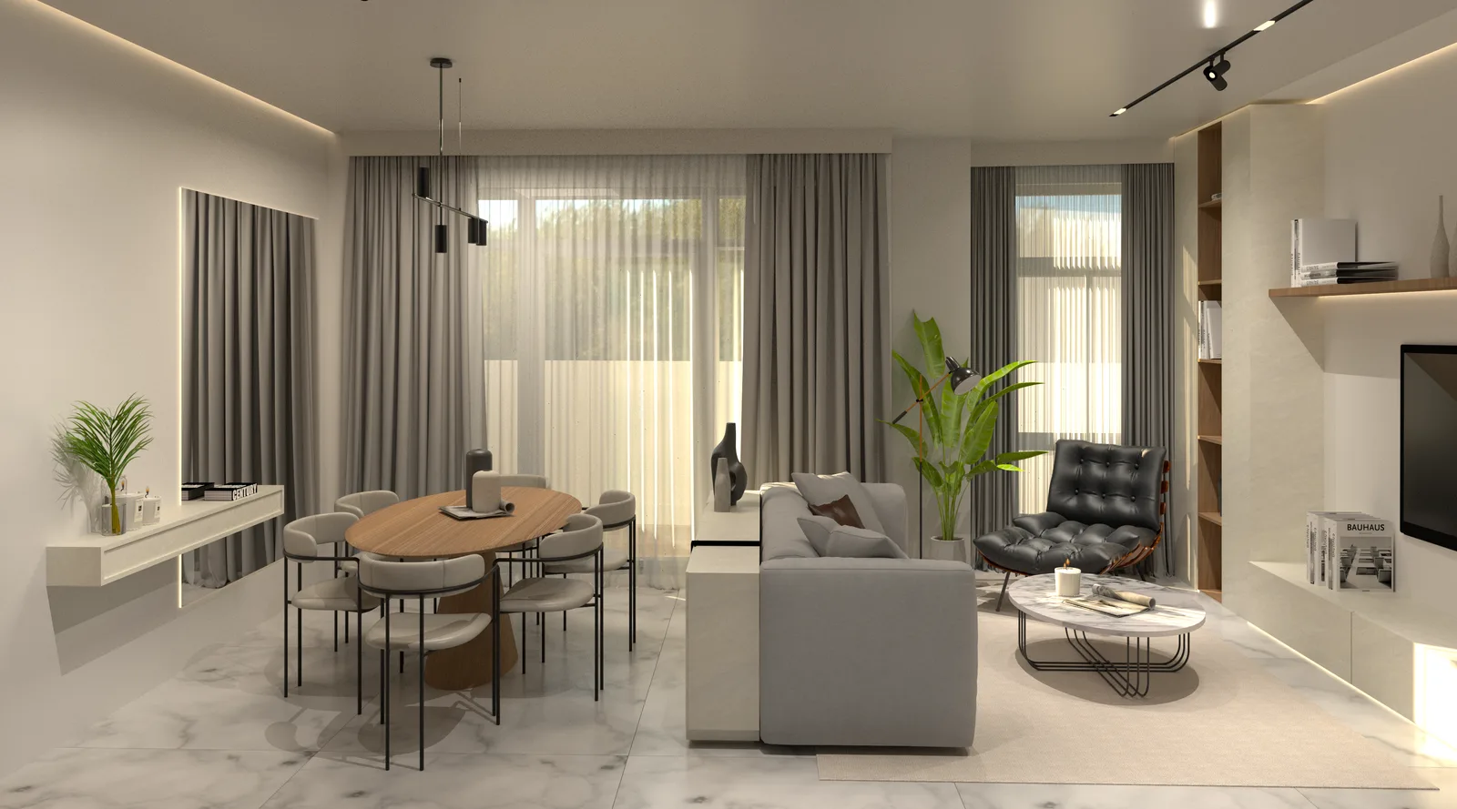 Projet BURJ — intérieur par Studio PASE — interior design studio in Dubai
