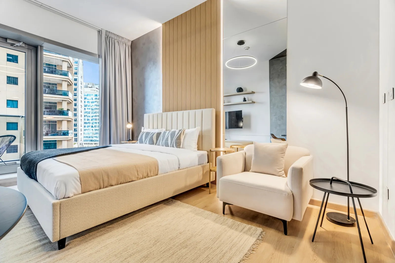 Studio PASE interior design — Project SPARKLE, furnished apartment in Dubai Marina