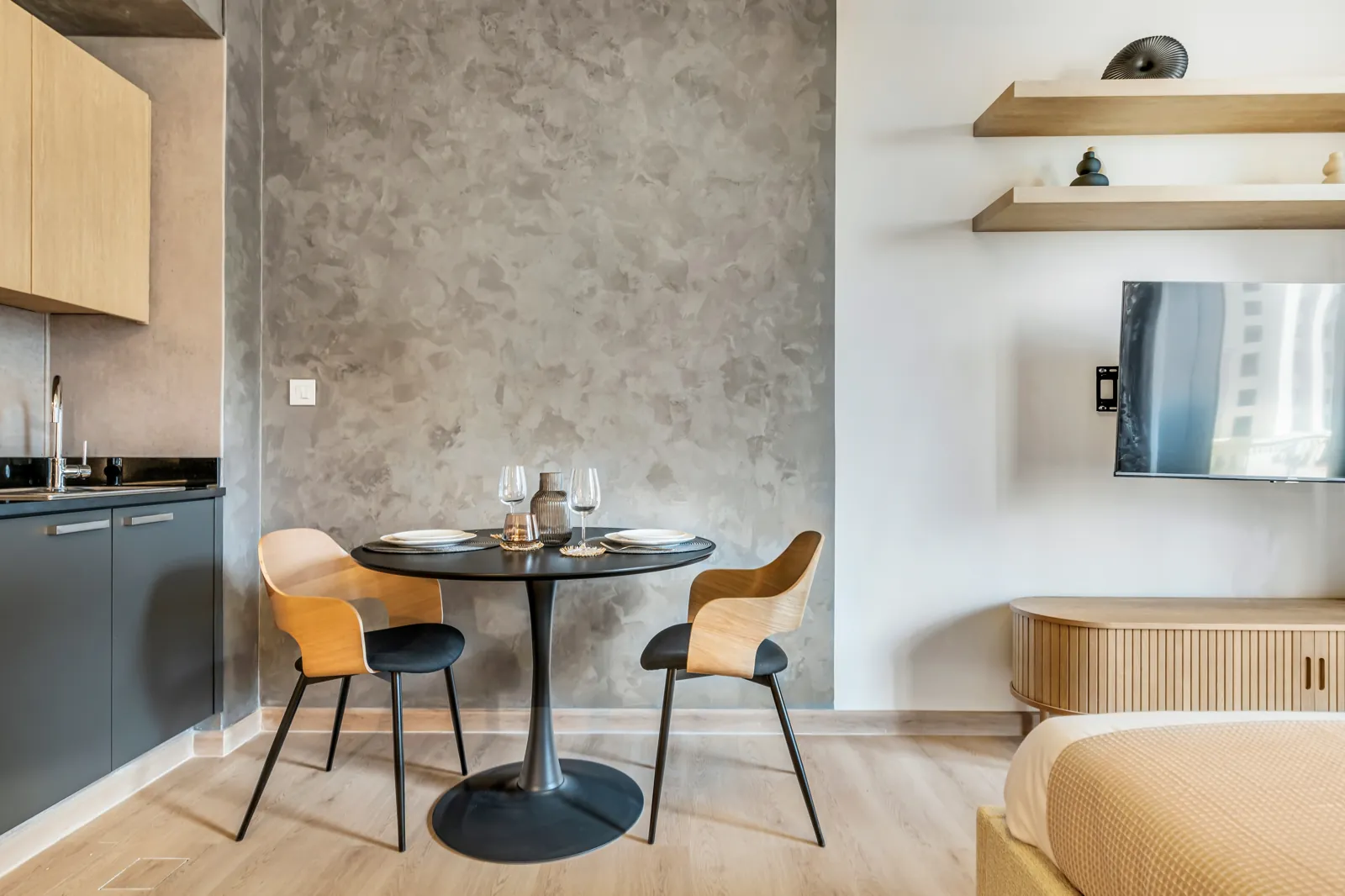 Studio PASE interior design — Project SPARKLE, furnished apartment in Dubai Marina